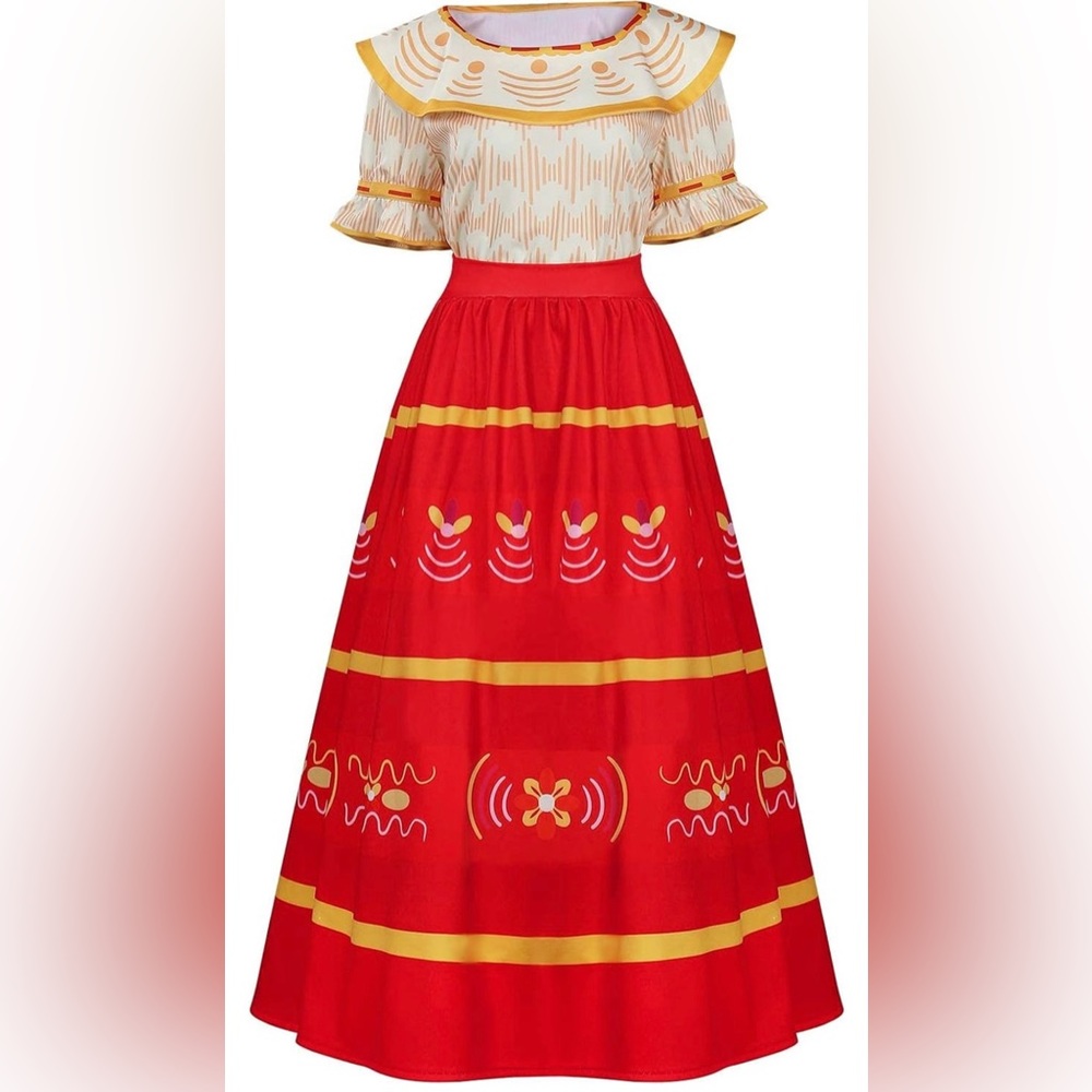 Encanto Dolores Dress Costume Size XS